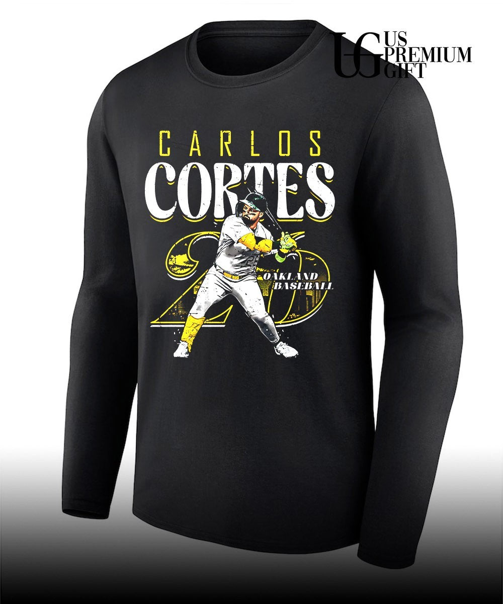 Carlos Cortes 26 player Oakland Baseball shirt Unisex