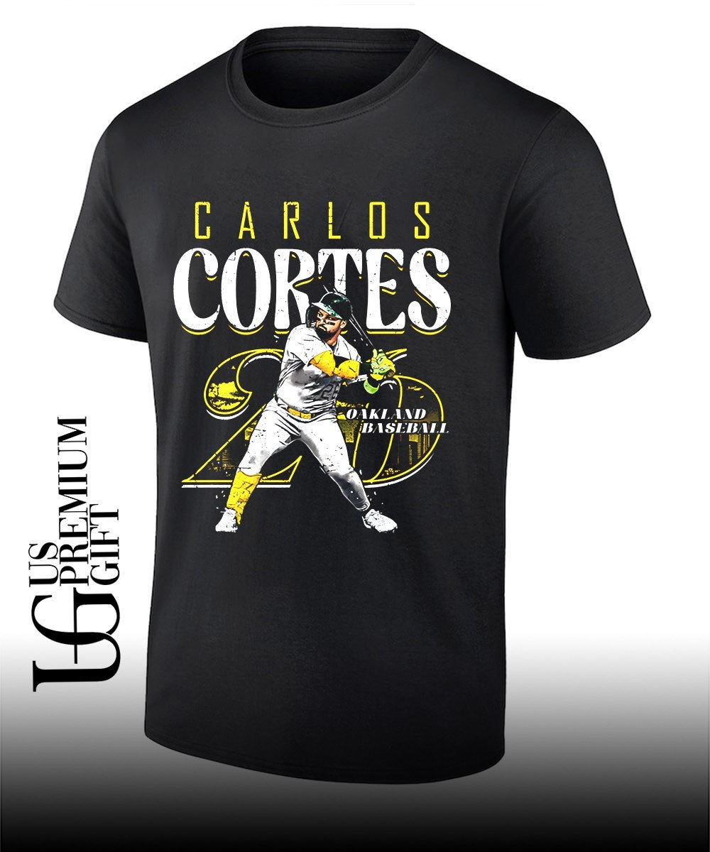 Carlos Cortes 26 player Oakland Baseball shirt Unisex