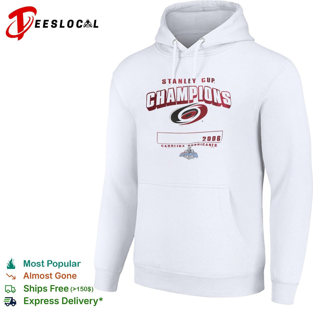 Carolina Hurricanes 2006 Stanley Cup Champions NHL Hockey Team Logo shirt Unisex