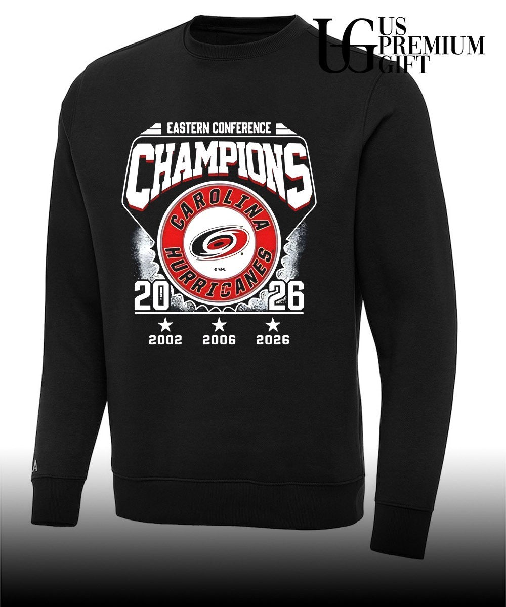 Carolina Hurricanes 2026 Eastern Conference Champions shirt Unisex