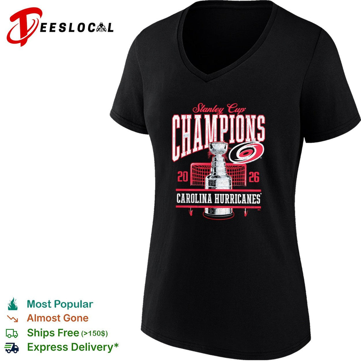 Carolina Hurricanes 2026 Stanley Cup Champions the hockey shirt Unisex