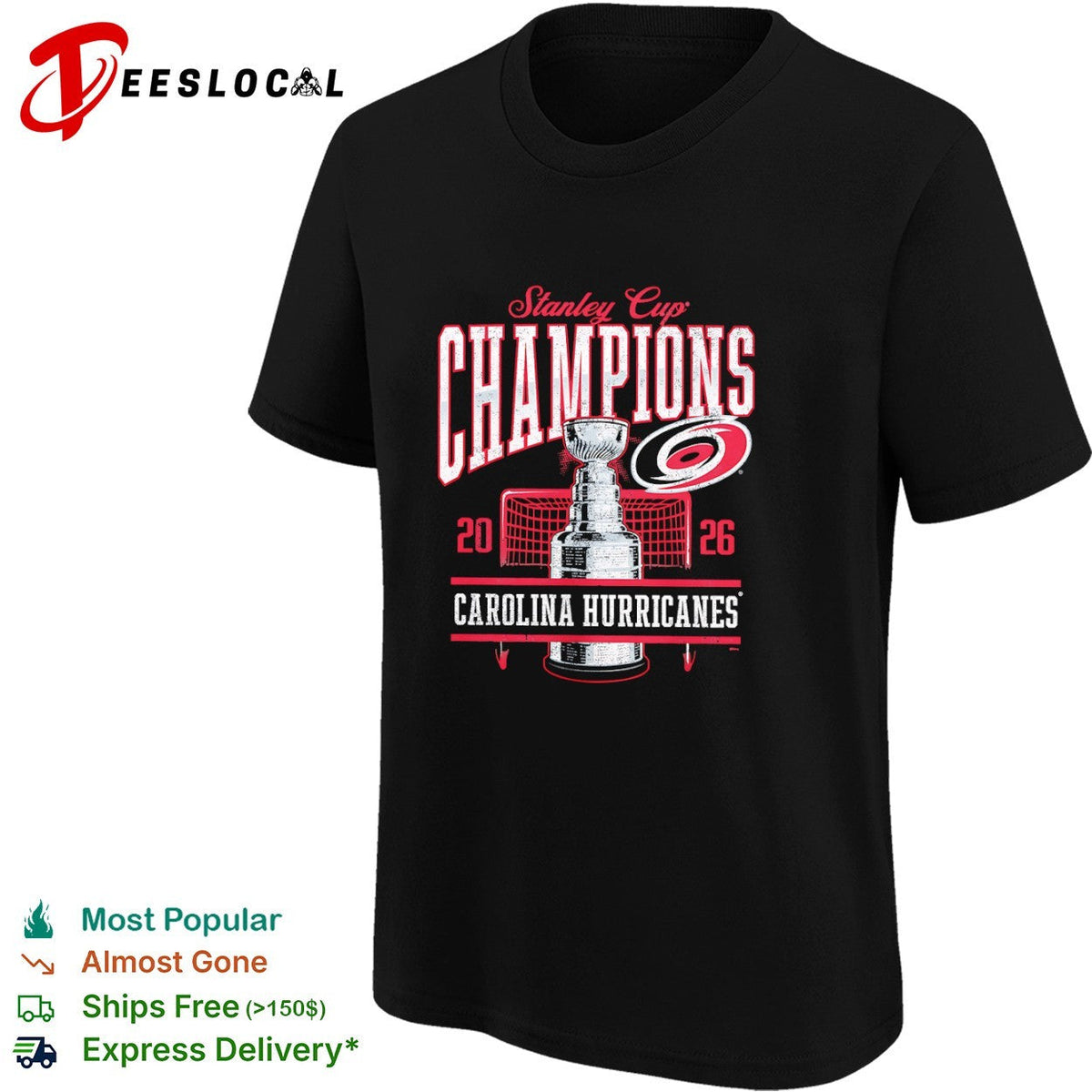 Carolina Hurricanes 2026 Stanley Cup Champions the hockey shirt Unisex