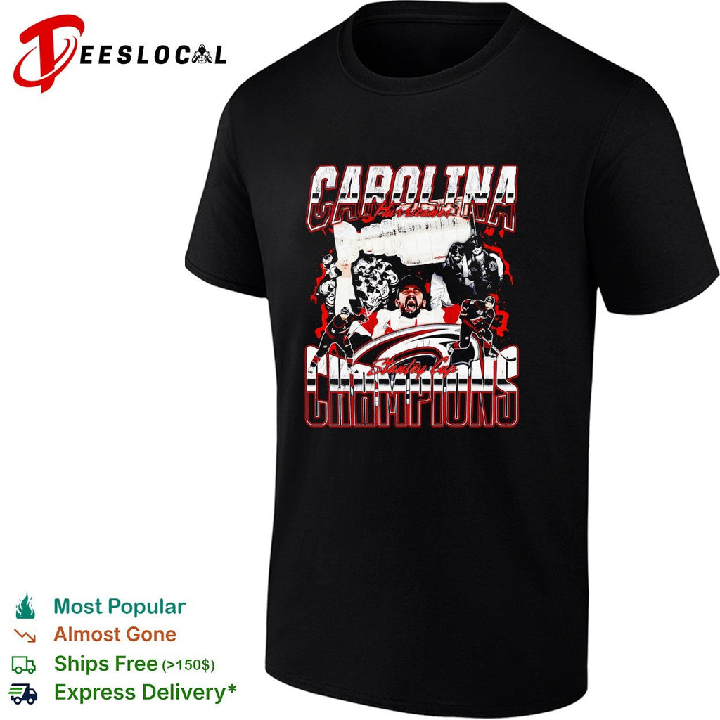 Carolina Hurricanes 2026 Stanley Cup champions team photo trophy shirt Unisex