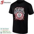 Carolina Hurricanes 2026 World Champions trophy lightning wreath bold logo art shirt Unisex