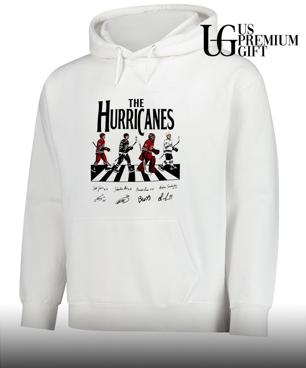 Carolina Hurricanes 4 players abbey road signature shirt Unisex