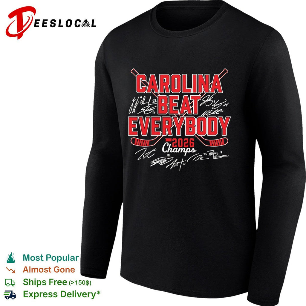 Carolina Hurricanes Beat Everybody 2026 Champs shirt Unisex