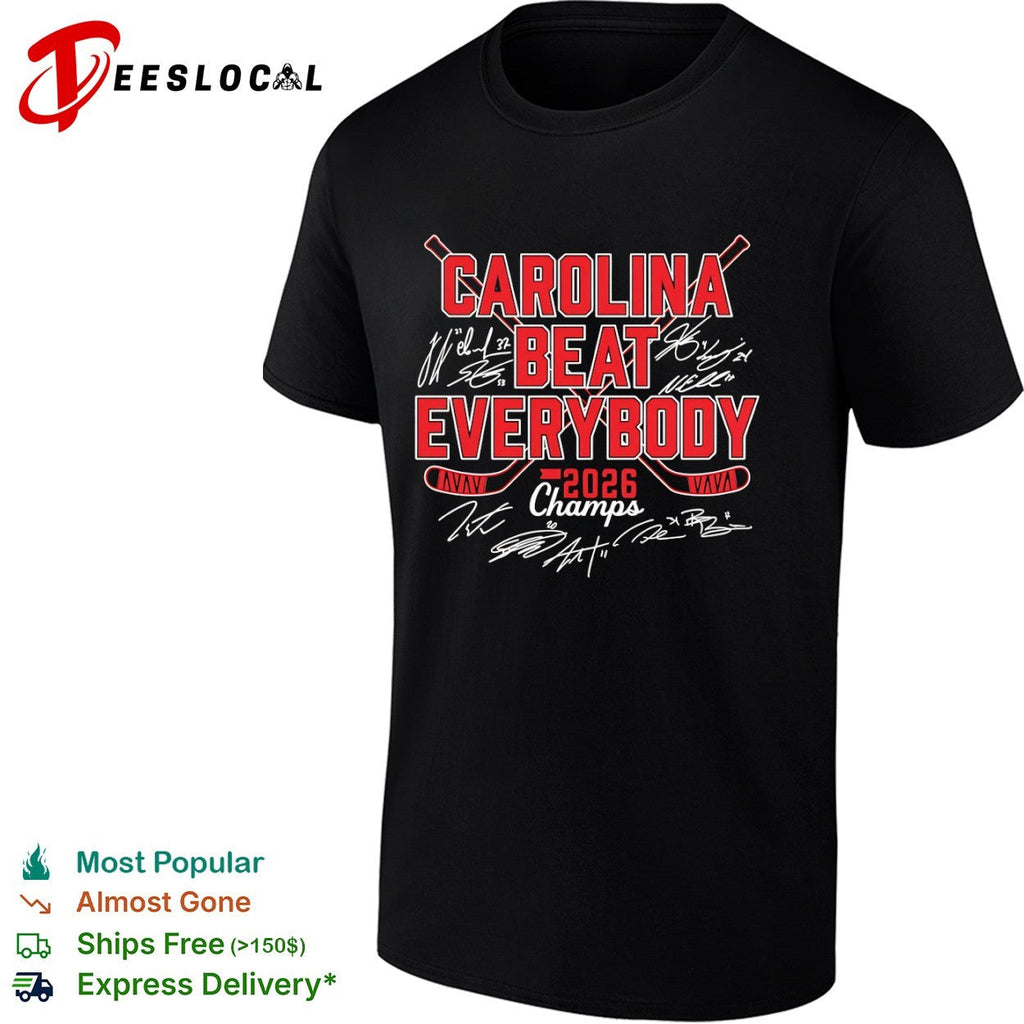 Carolina Hurricanes Beat Everybody 2026 Champs shirt Unisex