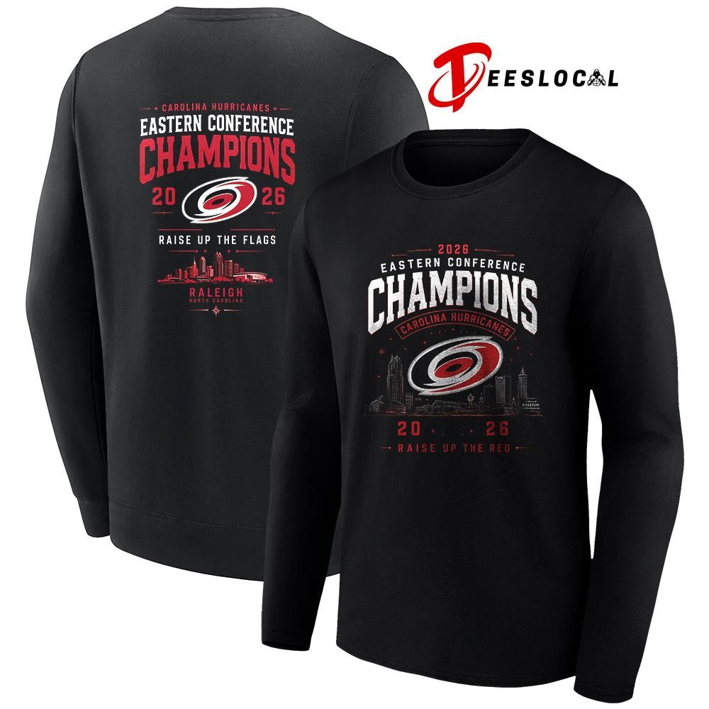 Carolina Hurricanes Eastern Conference commemorative city skyline shirt Unisex