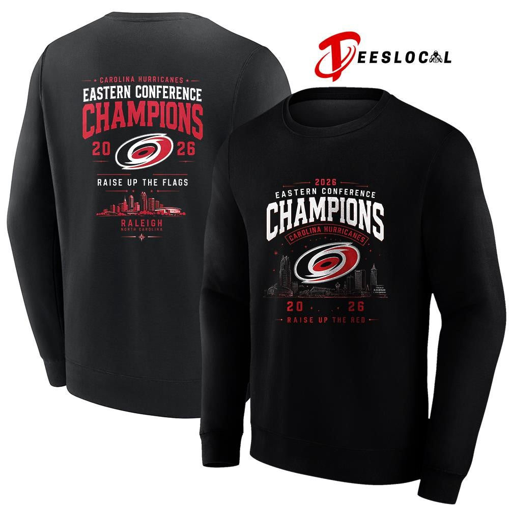 Carolina Hurricanes Eastern Conference commemorative city skyline shirt Unisex