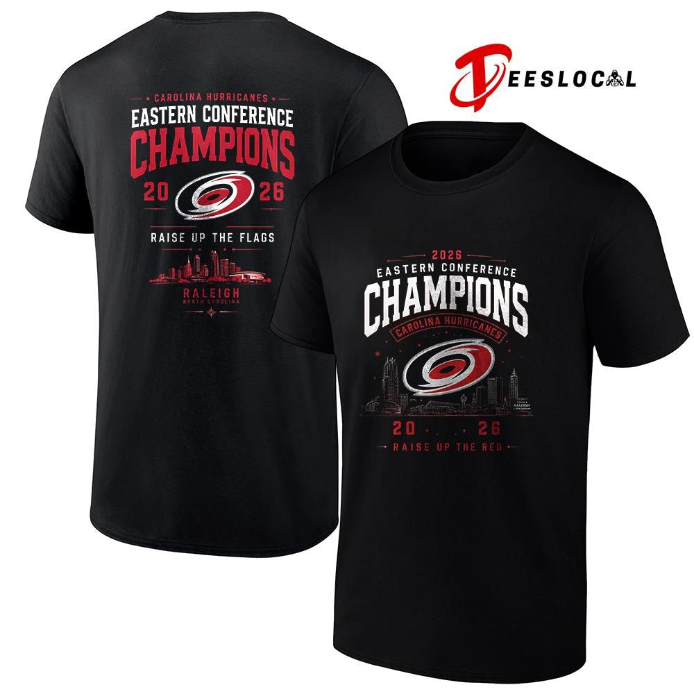 Carolina Hurricanes Eastern Conference commemorative city skyline shirt Unisex
