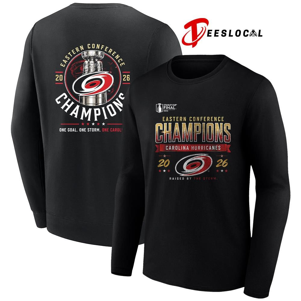 Carolina Hurricanes Eastern Conference final celebration raised by the Storm trophy shirt Unisex