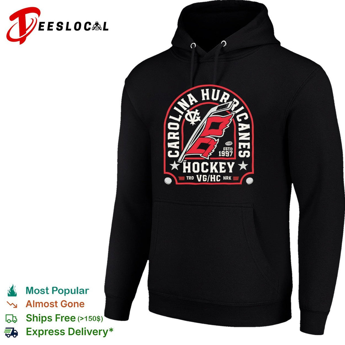 Carolina Hurricanes Hockey Estd 1997 TRD VG HC NRK shirt Unisex