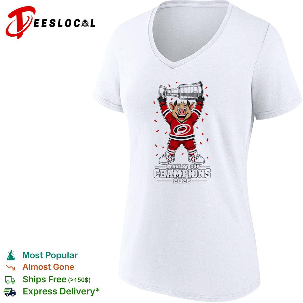 Carolina Hurricanes Mascot Stanley Cup Champions 2026 NHL shirt Unisex
