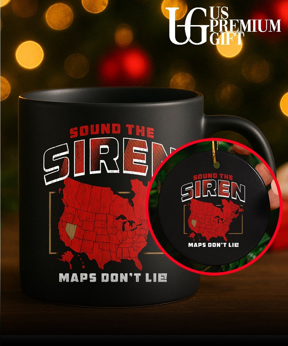 Carolina Hurricanes NHL Sound the Siren Maps Don’t Lie 2026 shirt Unisex