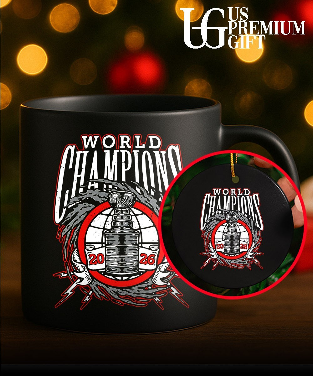 Carolina Hurricanes NHL World Champions 2026 trophy shirt Unisex