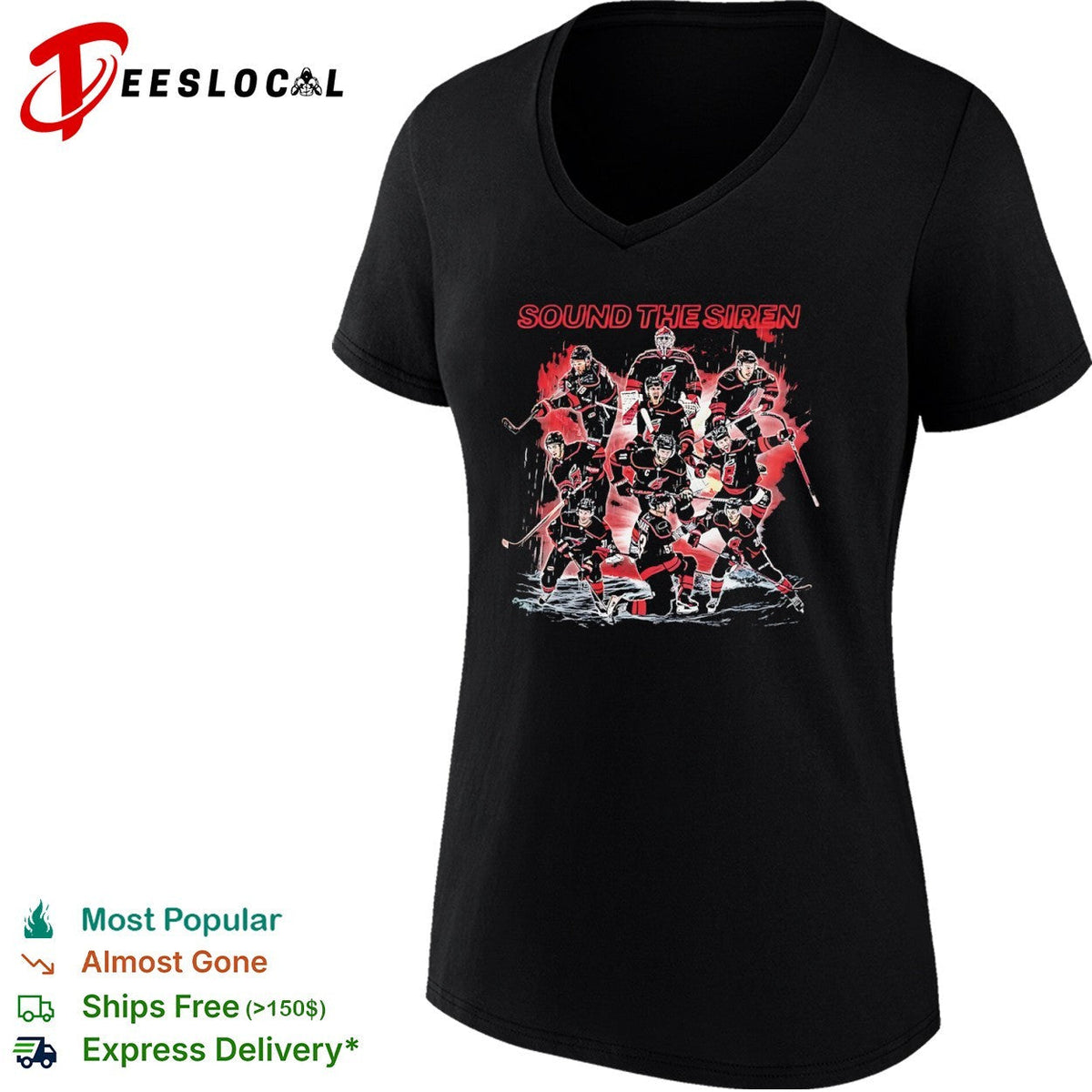 Carolina Hurricanes Sound the Siren NHL hockey 2026 shirt Unisex