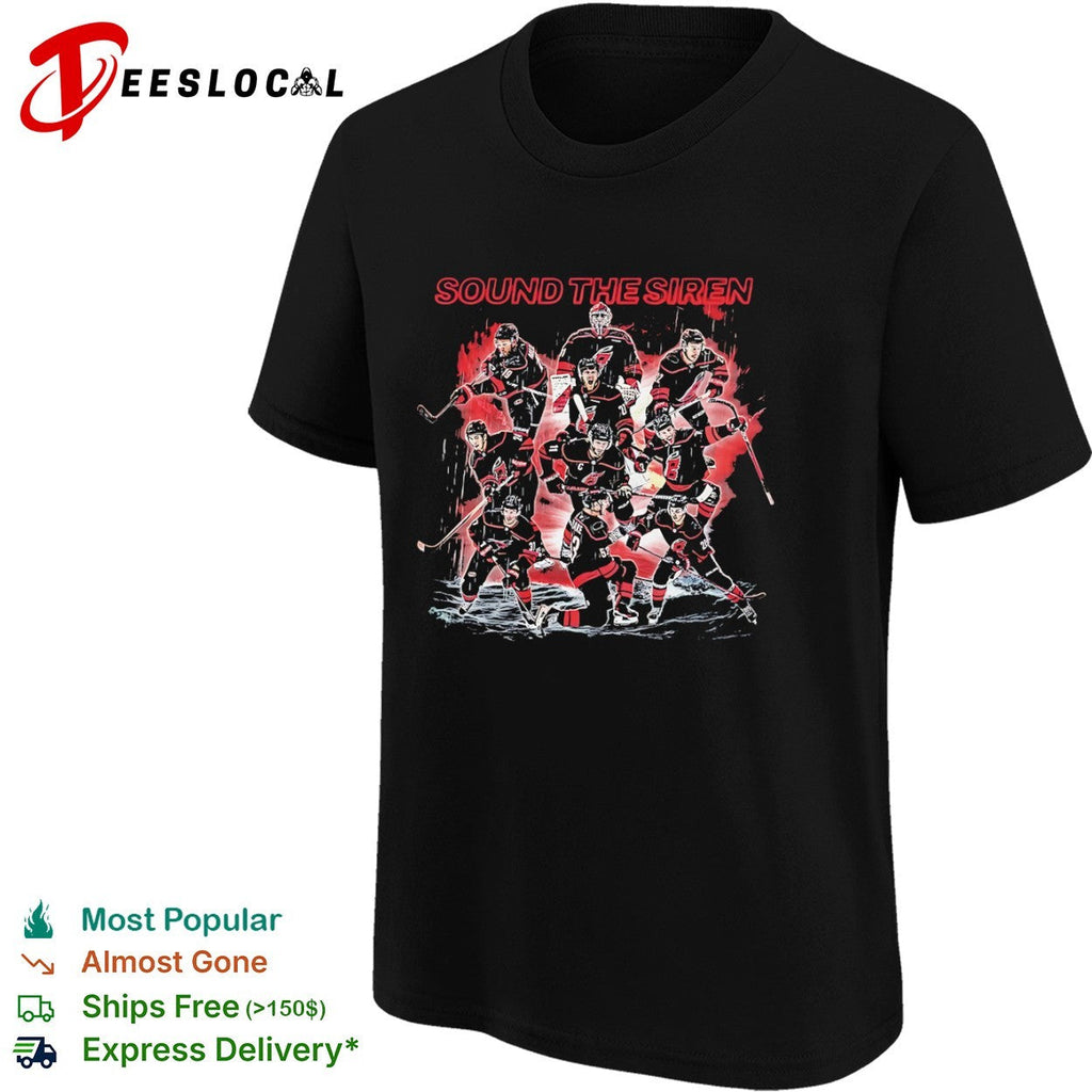 Carolina Hurricanes Sound the Siren NHL hockey 2026 shirt Unisex