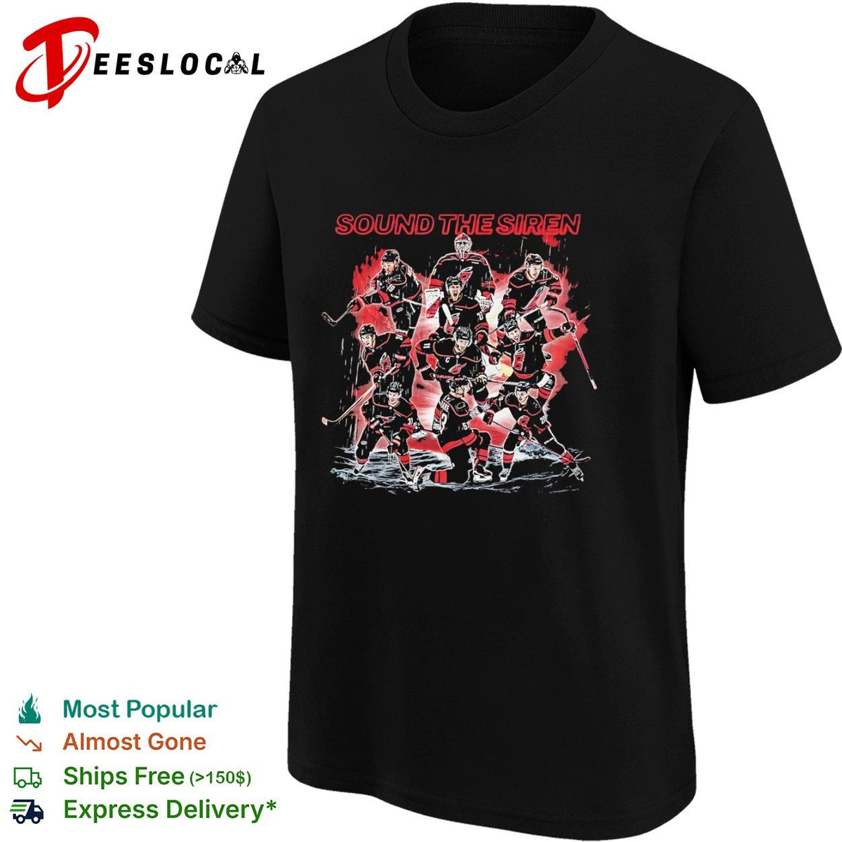 Carolina Hurricanes Sound the Siren NHL hockey 2026 shirt Unisex