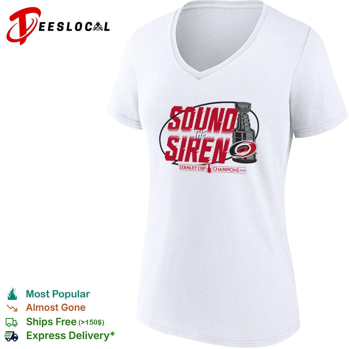 Carolina Hurricanes Sound the Siren Stanley Cup Champions 2026 shirt Unisex