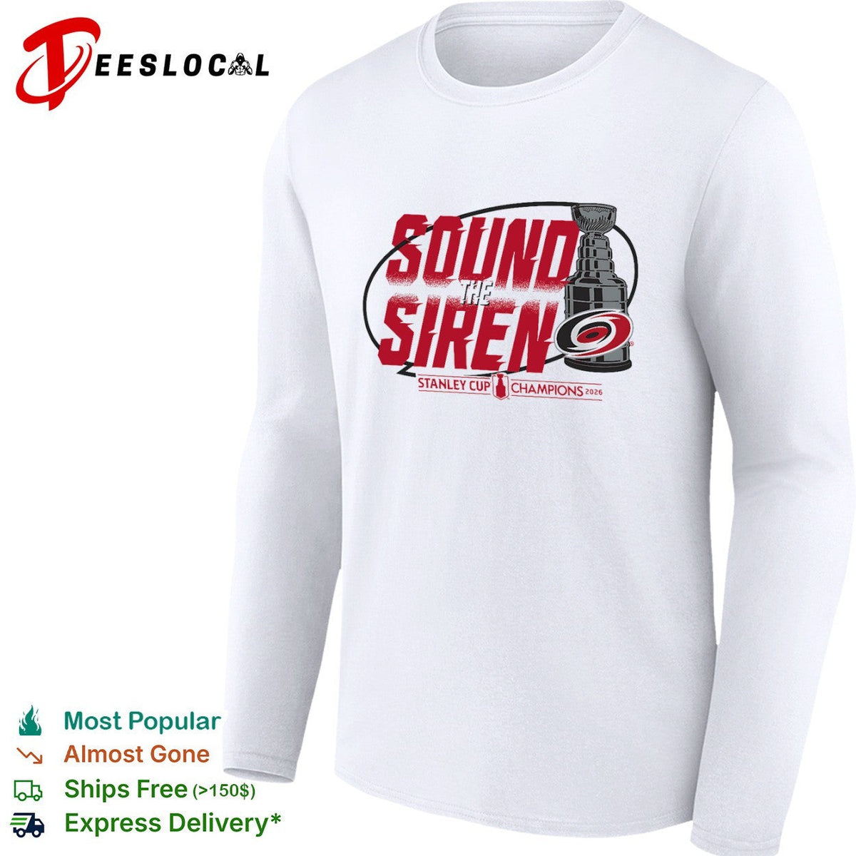 Carolina Hurricanes Sound the Siren Stanley Cup Champions 2026 shirt Unisex
