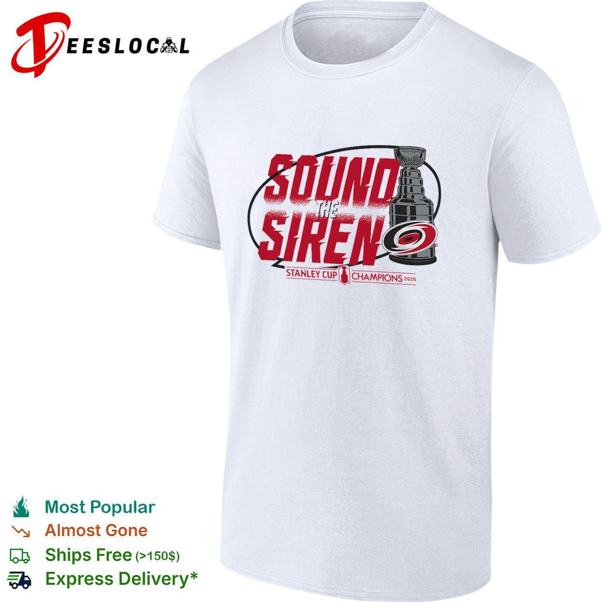 Carolina Hurricanes Sound the Siren Stanley Cup Champions 2026 shirt Unisex