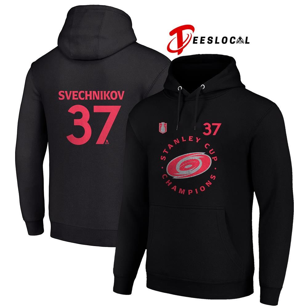 Carolina Hurricanes Stanley Cup champions Andrei Svechnikov logo shirt Unisex