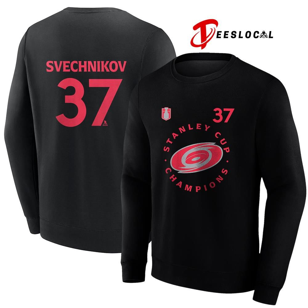 Carolina Hurricanes Stanley Cup champions Andrei Svechnikov logo shirt Unisex
