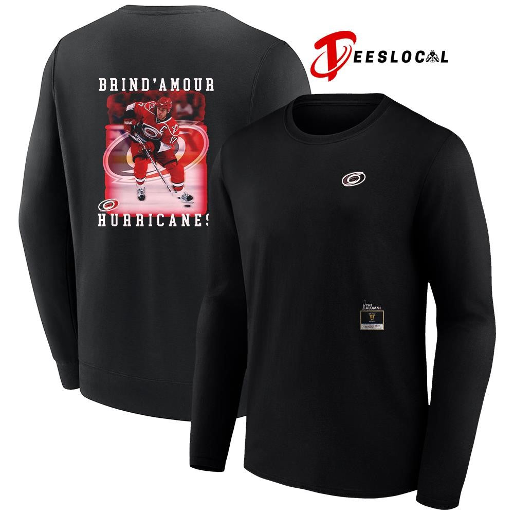 Carolina Hurricanes Stanley Cup champions Rod Brind’Amour red photo shirt Unisex