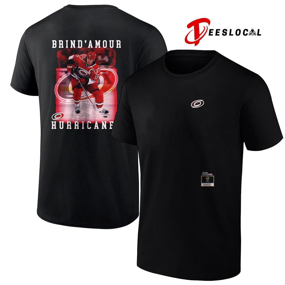 Carolina Hurricanes Stanley Cup champions Rod Brind’Amour red photo shirt Unisex