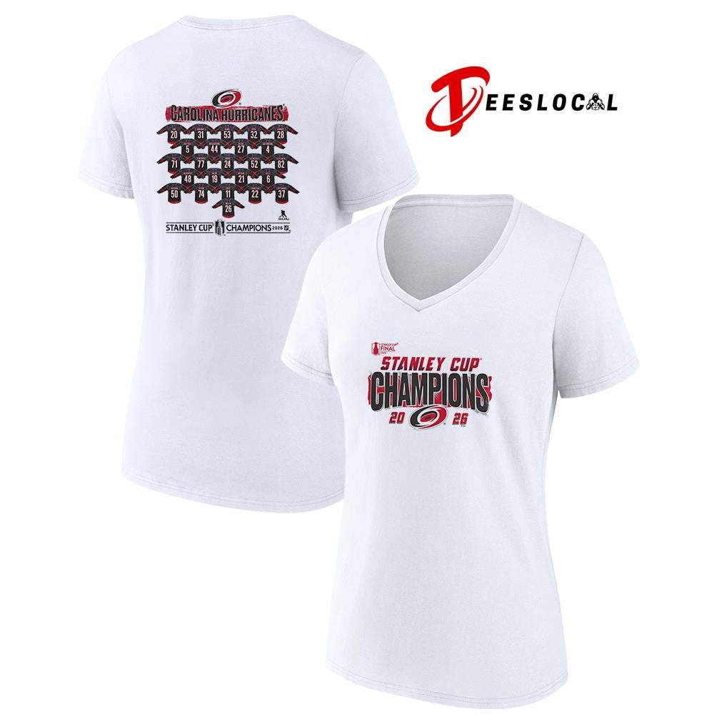 Carolina Hurricanes Stanley Cup champions roster shirt Unisex