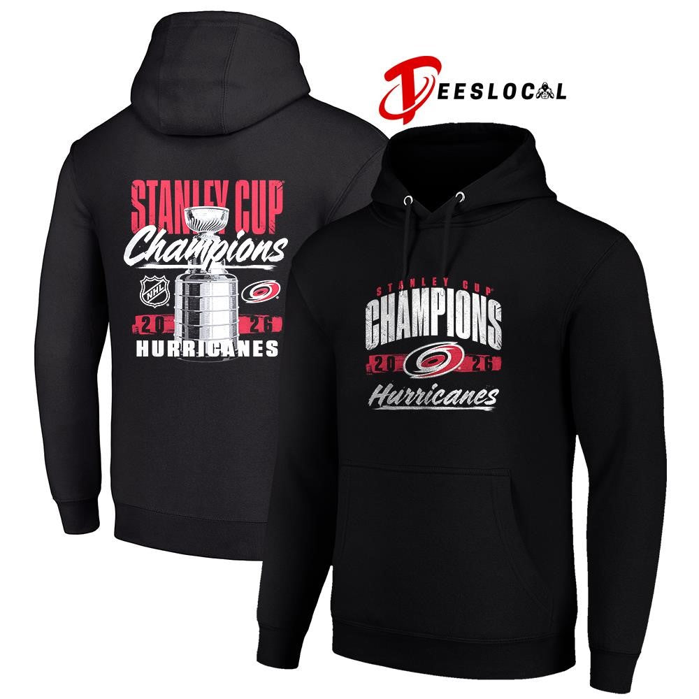 Carolina Hurricanes Stanley Cup champions trophy graphic shirt Unisex