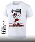 Carolina Hurricanes Stormy mascot 2026 Stanley Cup Champs NHL Hockey sport shirt Unisex