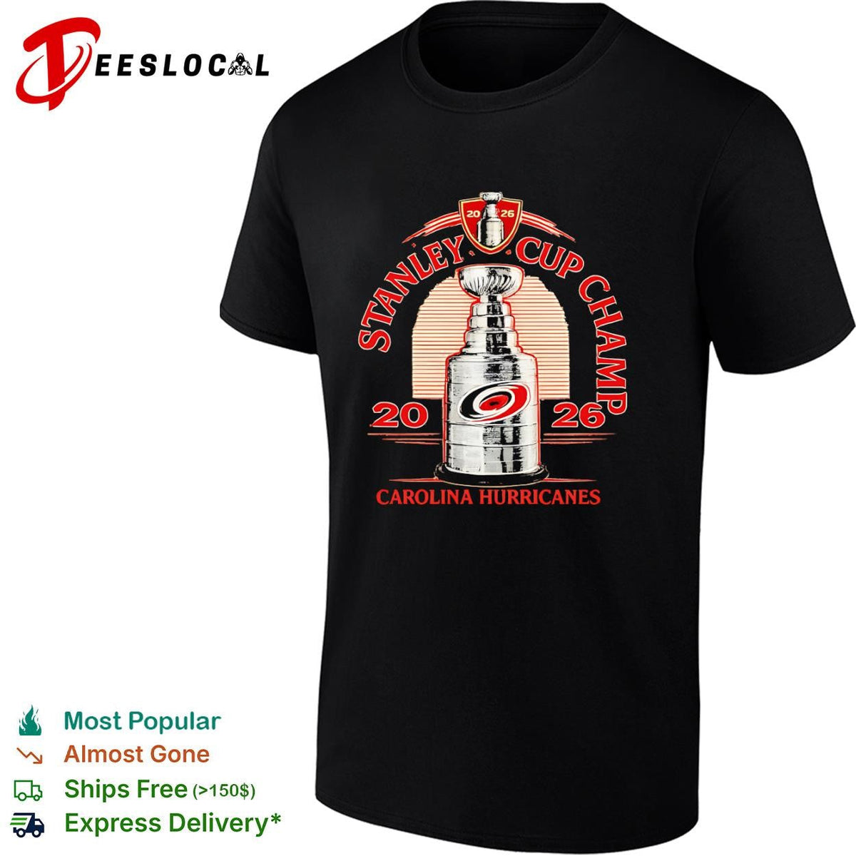 Carolina Hurricanes award Stanley Cup champ 2026 shirt Unisex