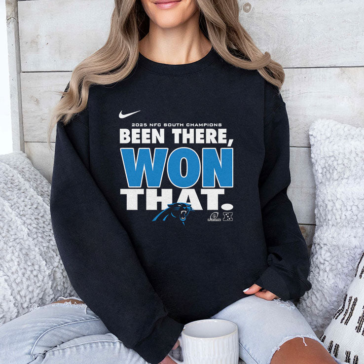 Carolina Panthers 2025 NFC South Champions Been There Won That Shirt Unisex