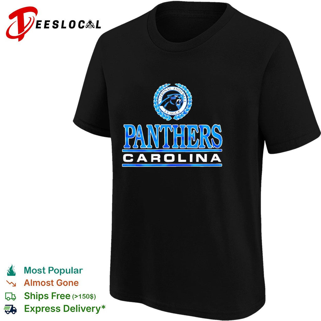 Carolina Panthers National Football League wreath logo shirt Unisex