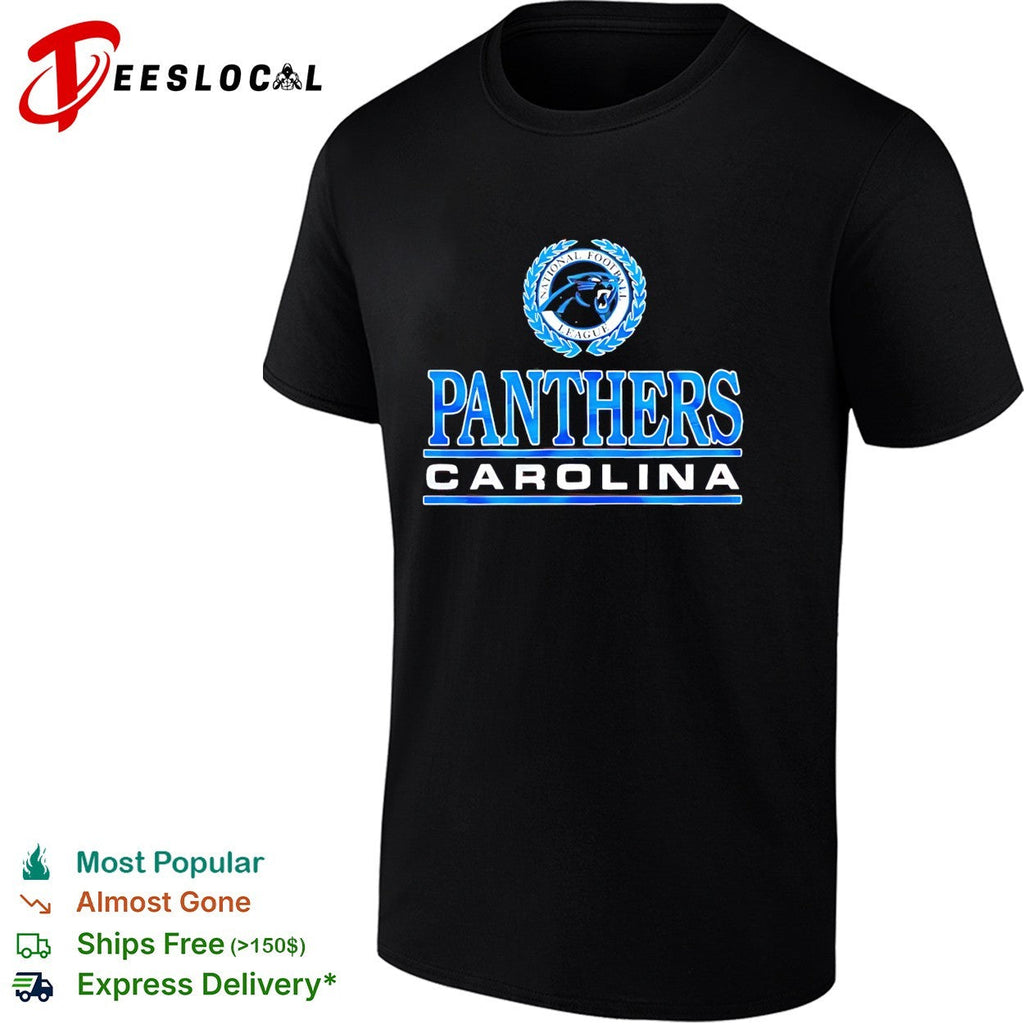 Carolina Panthers National Football League wreath logo shirt Unisex
