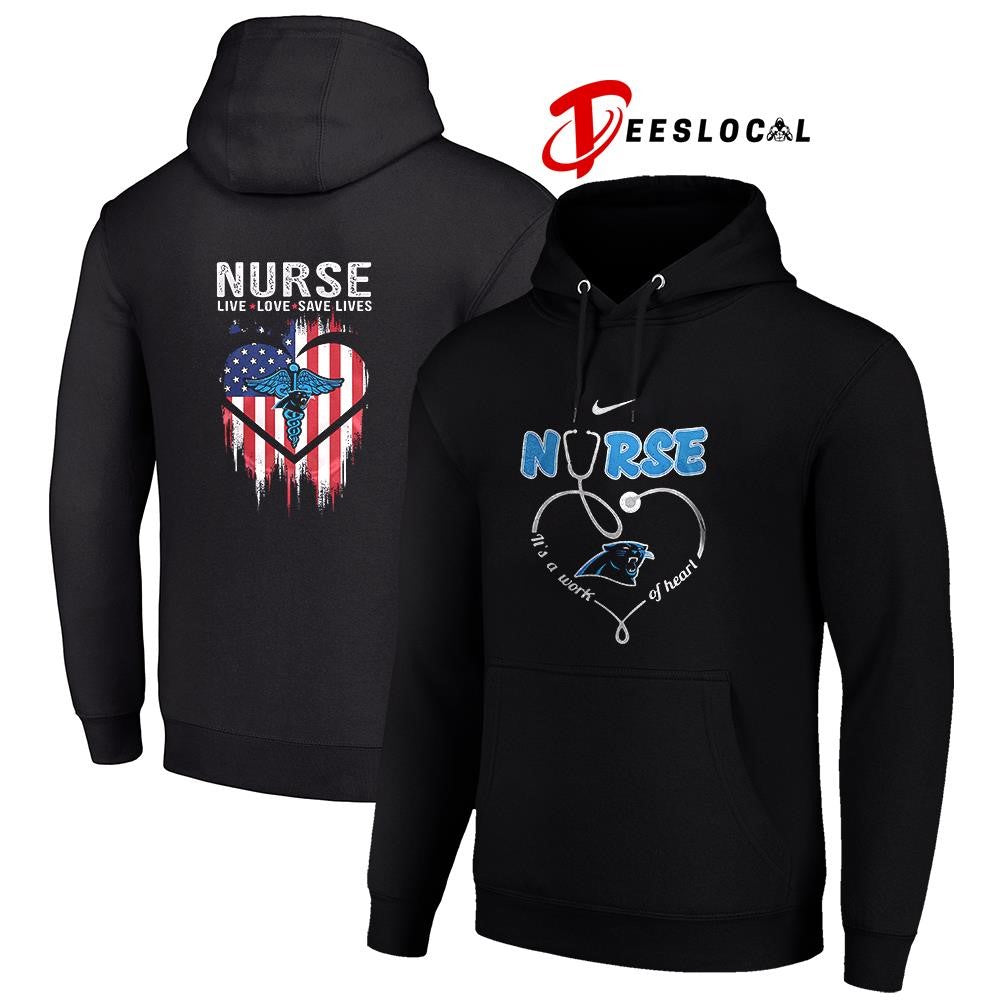 Carolina Panthers x Army nurse it’s a work of heart shirt Unisex