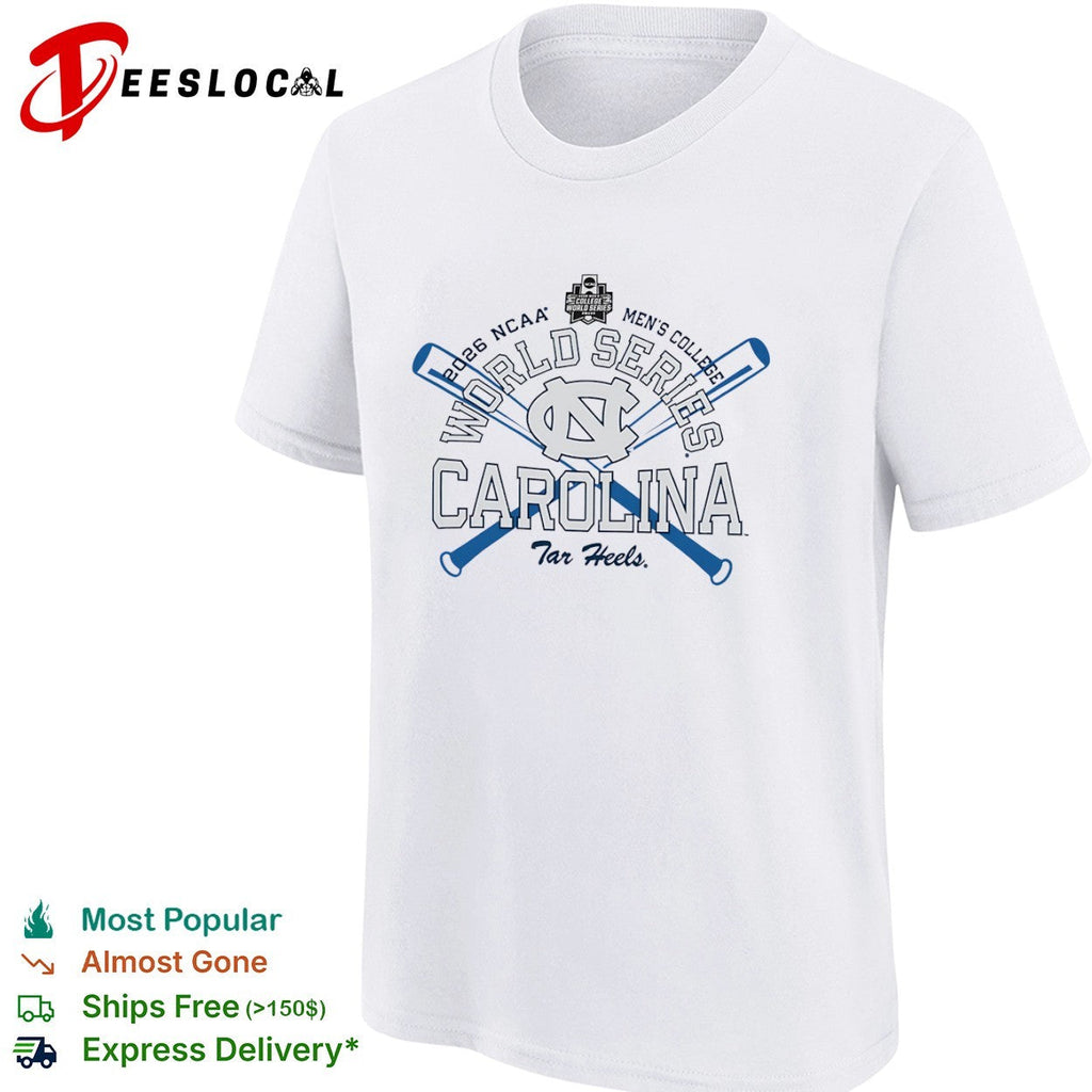 Carolina Tar Heels NCAA Men’s College World Series 2026 shirt Unisex