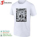 Carrot punk’s not dead hardcore vegetables concert flyer parody graphic shirt Unisex