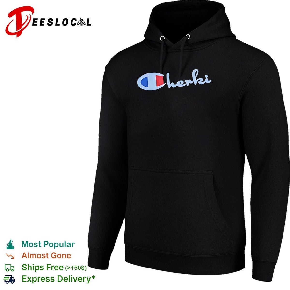 Champion herki logo parody shirt Unisex