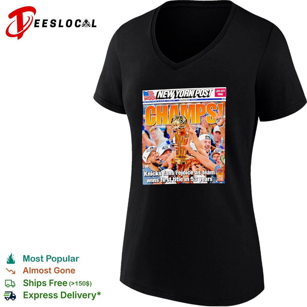 Champs newspaper front page basketball celebration shirt Unisex