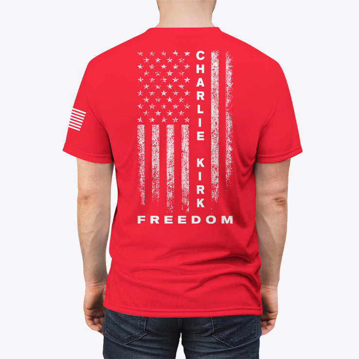 Charlie Kirk Freedom Tee Shirt Unisex