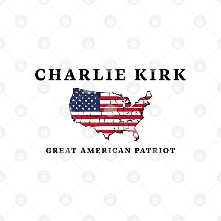 Charlie Kirk Great American Patriot T Shirt Unisex