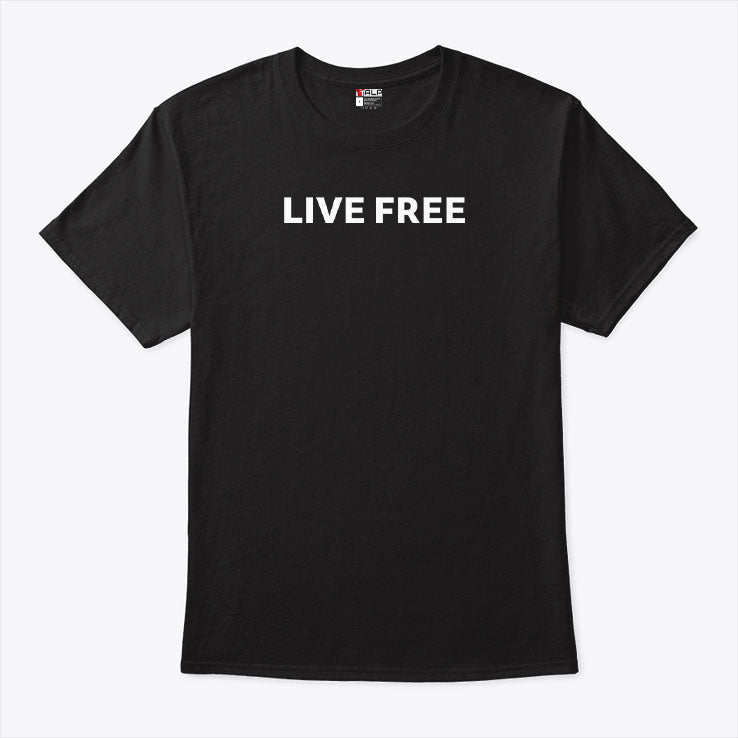 Charlie Kirk Live Free T Shirt Unisex