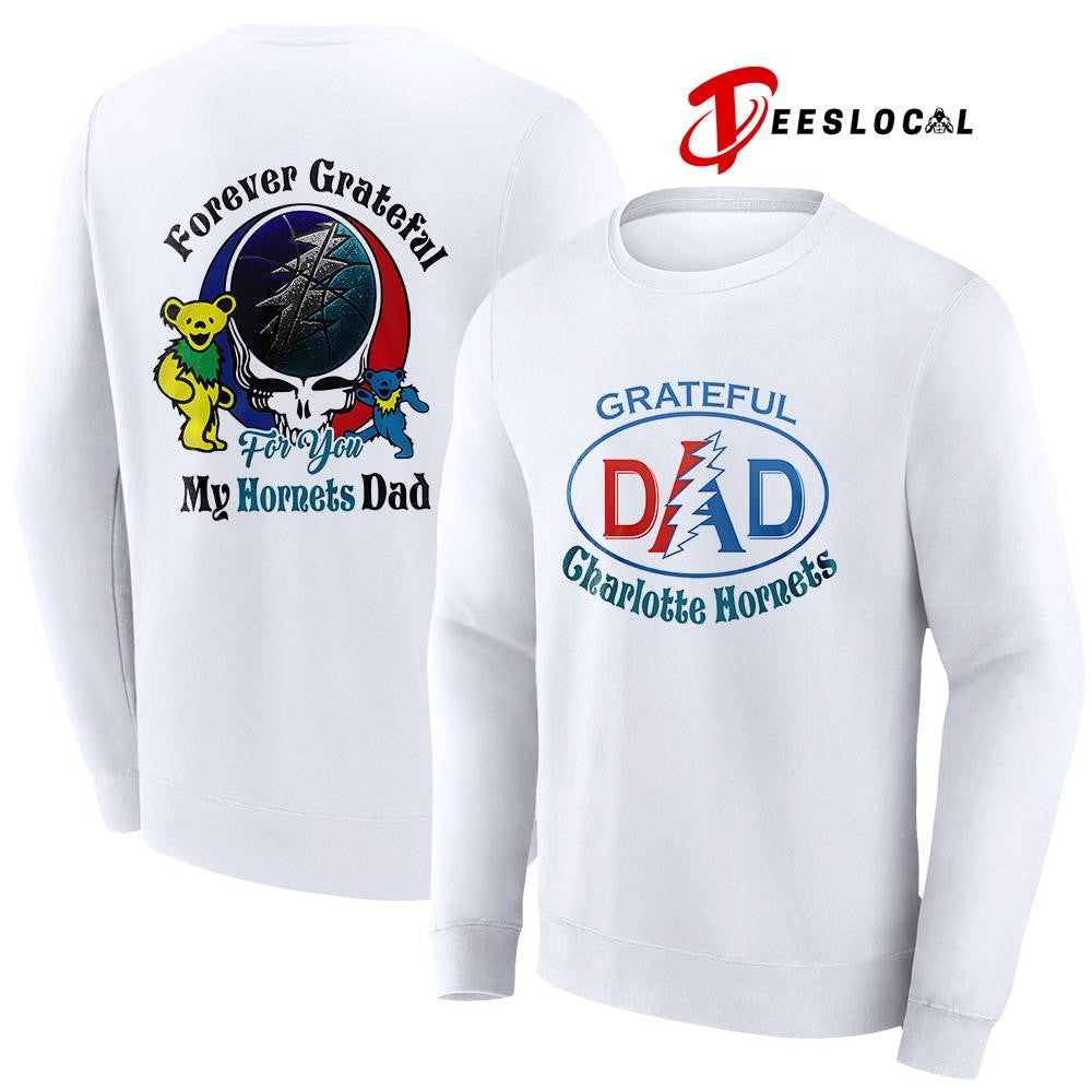 Charlotte Hornets x Grateful Dead Father Day forever Grateful logo shirt Unisex