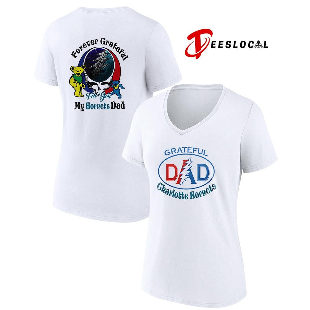 Charlotte Hornets x Grateful Dead Father Day forever Grateful logo shirt Unisex
