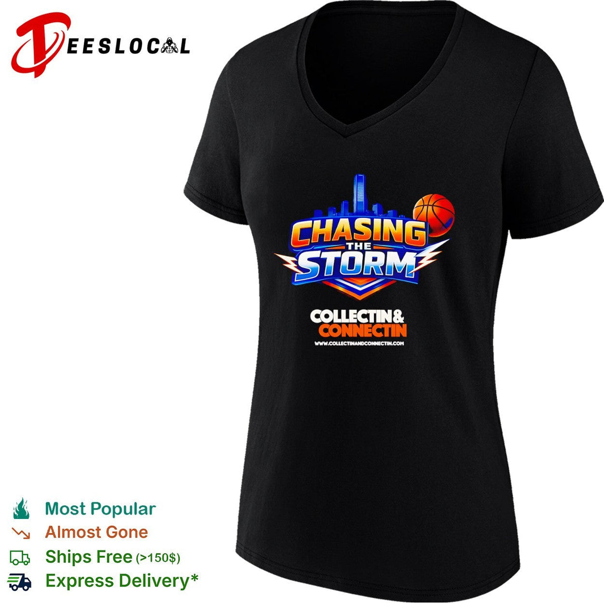 Chasing the storm collectin and connectin basketball shirt Unisex