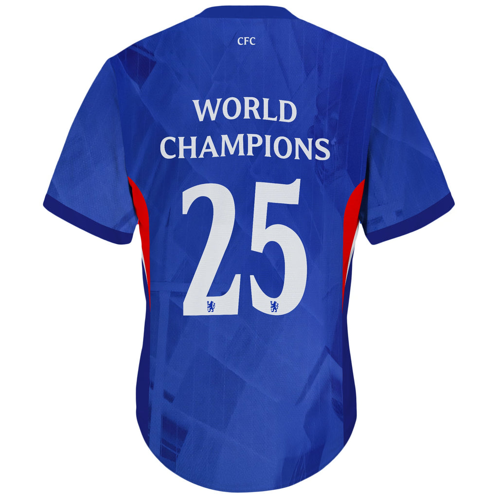 Chelsea 2025 FIFA Club World Cup Champions Men V-neck Jersey Unisex