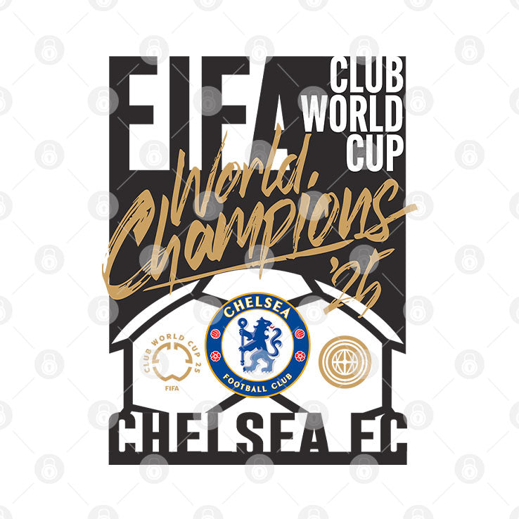 Chelsea FC FIFA Club World Cup 2025 Champion T Shirt Unisex