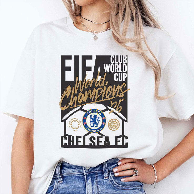 Chelsea FC FIFA Club World Cup 2025 Champion T Shirt Unisex